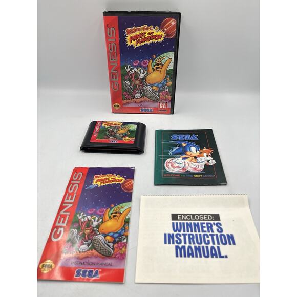 ToeJam & Earl in Panic on Funkotron (Sega Genesis 1993) Complete In Box CIB - Picture 5 of 16